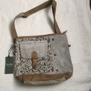 NWT Myra Bag Hairon Flap Pocket Shoulder Bag